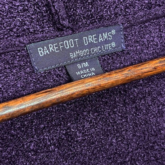 Barefoot Dreams Bamboo Cozy Chic Lite Calypso Wrap Cardigan Purple Size S/M $110 - Picture 6 of 15